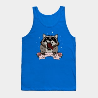 Raccoon - I am trash Tank Top